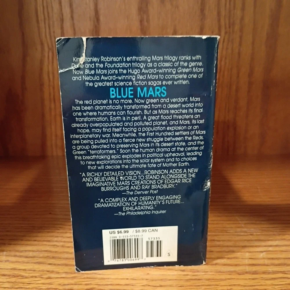 Mars Trilogy Set Red Green Blue Mars Kim Stanley Robinson Sci-Fi Bantam Spectra